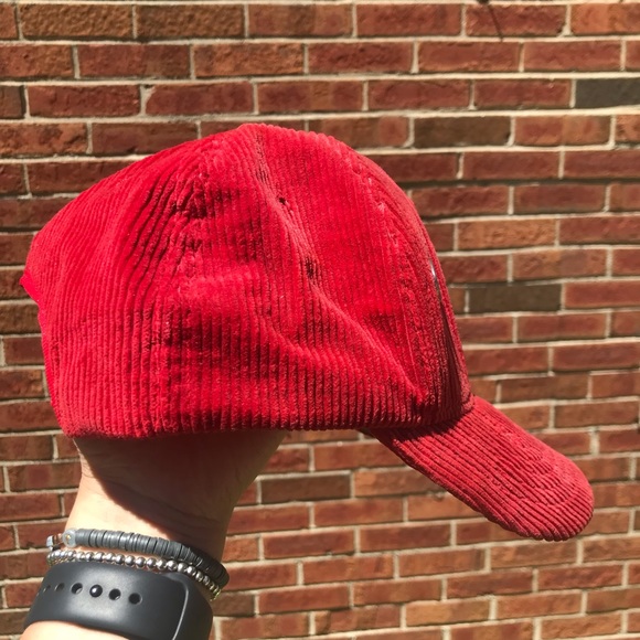 Orvis Accessories | Orvis Vintage Gokey Corduroy Red Snapback Hat | Poshmark